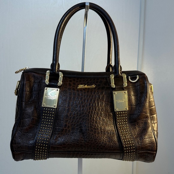MetroCity Handbags - Metro City Brown Leather Tote Bag